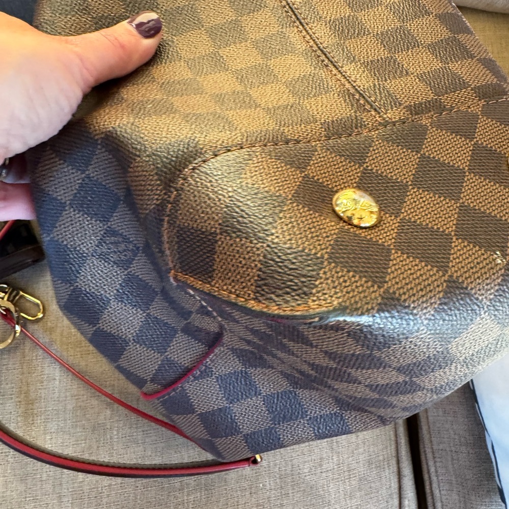 ๐ Louis Vuitton HOBO MM Damier Cerise - Picture 6 of 16